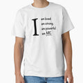 I am... loved, strong, powerful, ME. Pink Back by - Adult & Kids T-Shirts, Sweatshirts & Hoodies apparel design preview 1