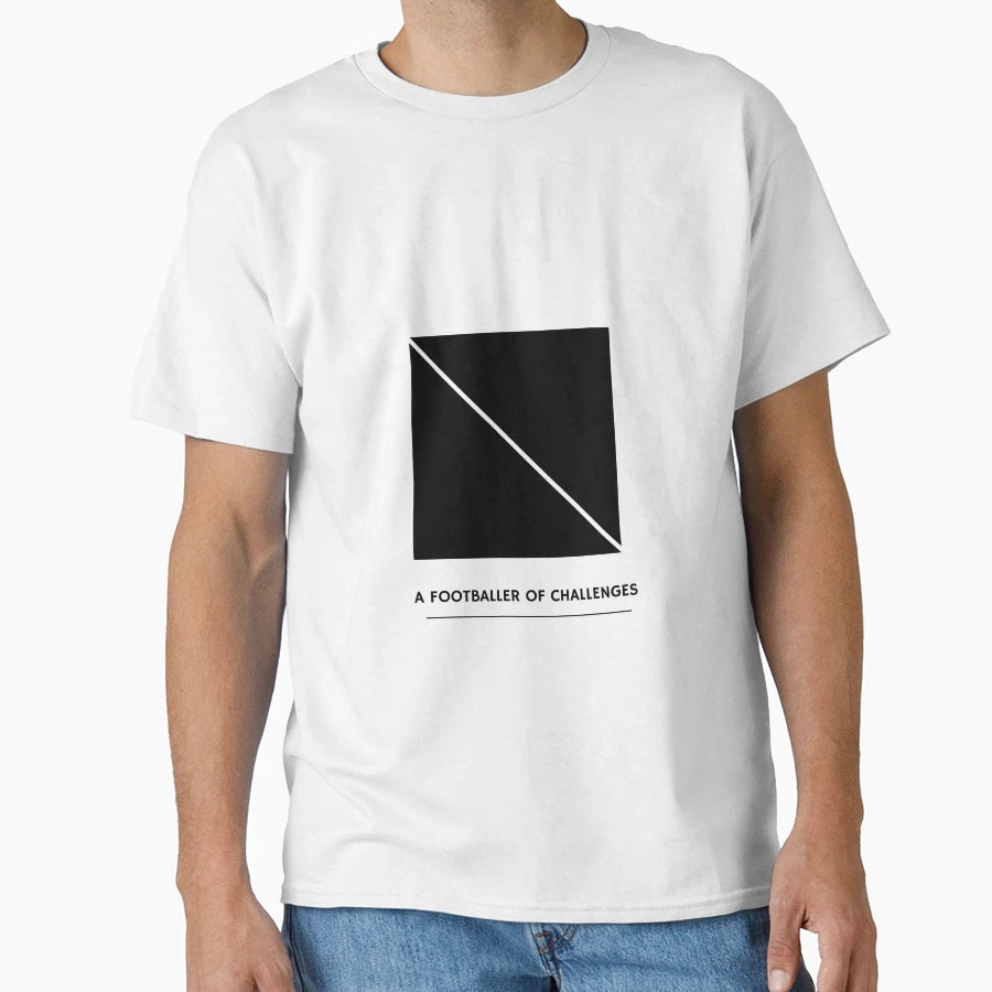 Footballer Challenges T-Shirt - Minimalist Print for Adults - T-Shirt, Sweatshirt, Hoodie