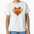 I Love American Football Sports T-Shirt - Fun Novelty Design Unisex - T-Shirt, Sweatshirt, Hoodie