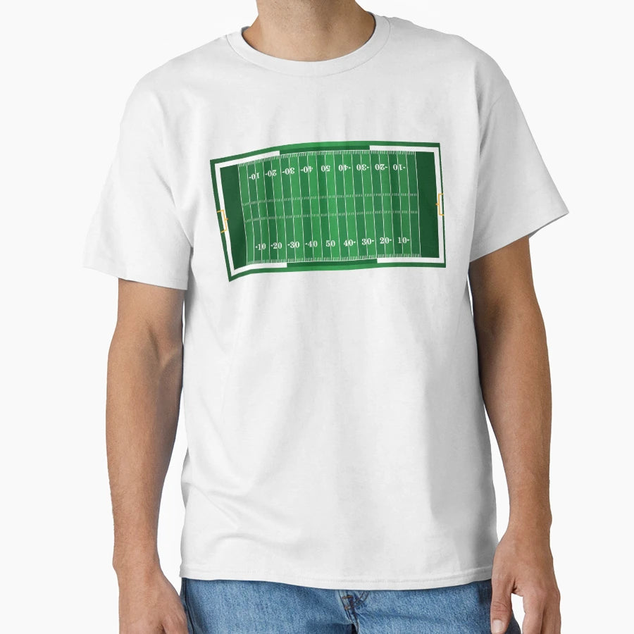 American Football Pitch T-Shirt - Fun Novelty Design Unisex - T-Shirt, Sweatshirt, Hoodie