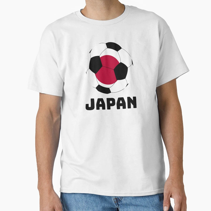 Japan Football Gift Sports T-Shirt - Custom Art Print Unisex - T-Shirt, Sweatshirt, Hoodie