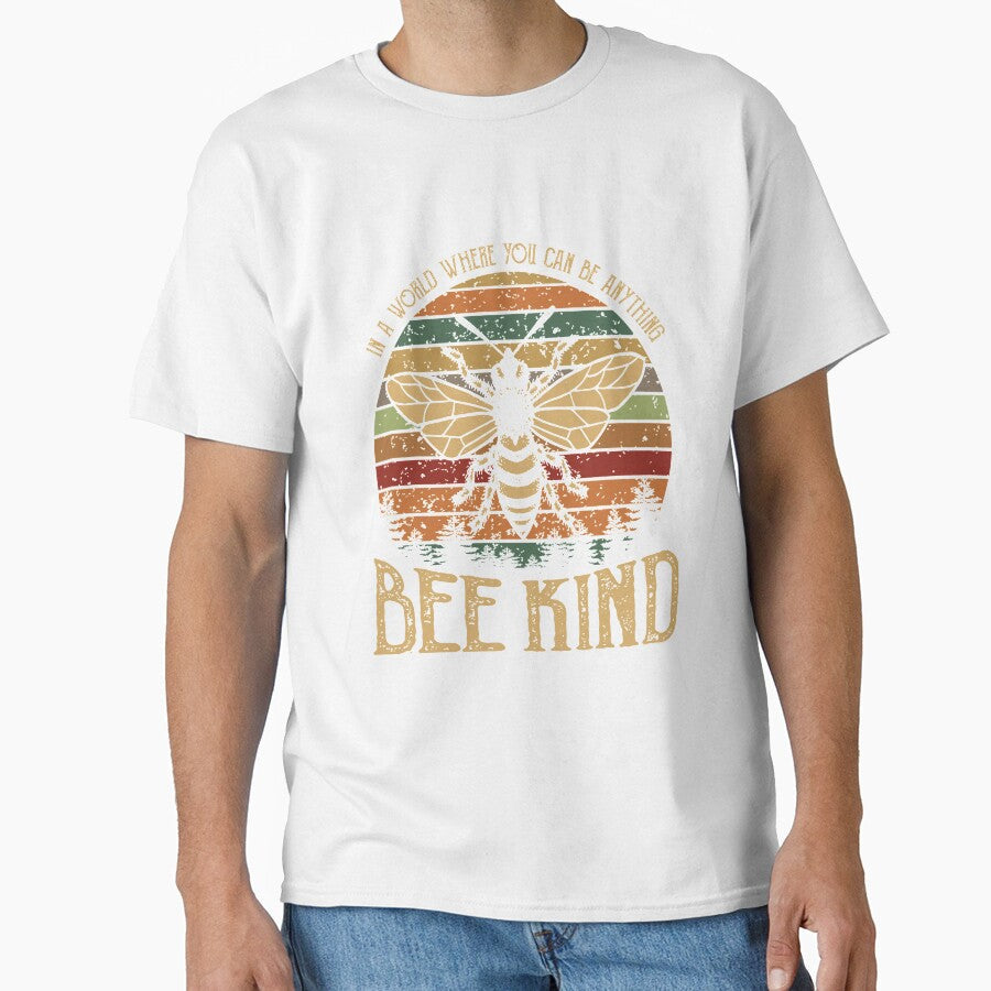 Bee kind cute kindness inspirational quote sweet gift - Adult & Kids T-Shirts, Sweatshirts & Hoodies apparel design preview 1