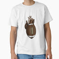 Football Forever My Heart T-Shirt - Novelty Apparel Unisex - T-Shirt, Sweatshirt, Hoodie