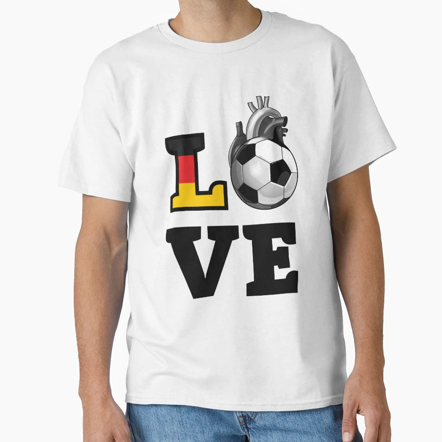 Love Soccer T-Shirt - Casual Everyday Wear Unisex - T-Shirt, Sweatshirt, Hoodie