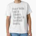 Glasgow Rangers Four Lads Had Dream T-Shirt - Novelty Apparel for Adults - T-Shirt, Sweatshirt, Hoodie