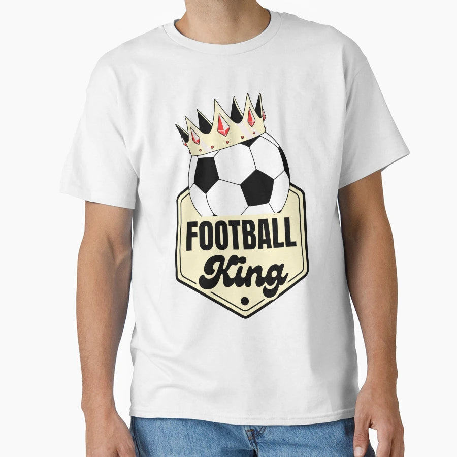 Football King Crowned Pitchwear Uk T-Shirt - Streetwear Style Men Women - T-Shirt, Sweatshirt, Hoodie
