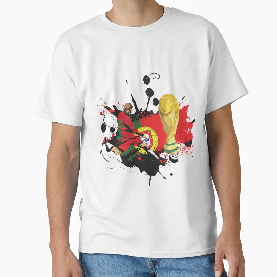 Portugal World Soccer Cup 2018 T-Shirt - Unique Graphic for Adults - T-Shirt, Sweatshirt, Hoodie