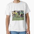 American Football Players Scrimmage T-Shirt - Aesthetic Graphic Men Women - T-Shirt, Sweatshirt, Hoodie