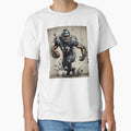 Gridiron Fury Punk American T-Shirt - Fun Novelty Design for Adults - T-Shirt, Sweatshirt, Hoodie