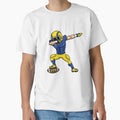 Dabbing Football Player Rugby T-Shirt - Fun Novelty Design Men Women - T-Shirt, Sweatshirt, Hoodie
