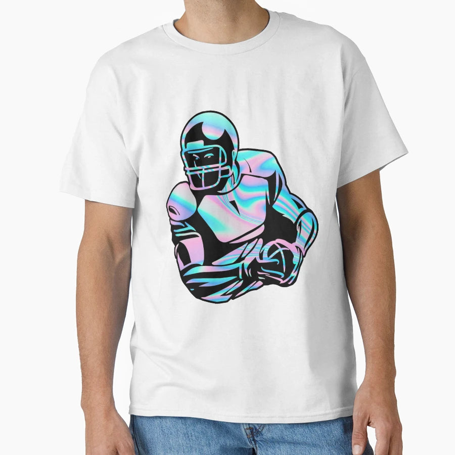Football Player T-Shirt - Novelty Apparel for Adults - T-Shirt, Sweatshirt, Hoodie