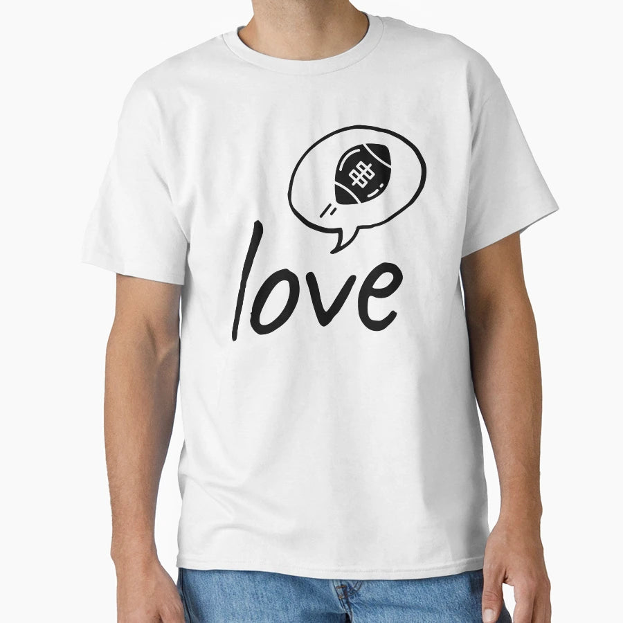 Love Rugby T-Shirt - Fun Novelty Design Unisex - T-Shirt, Sweatshirt, Hoodie