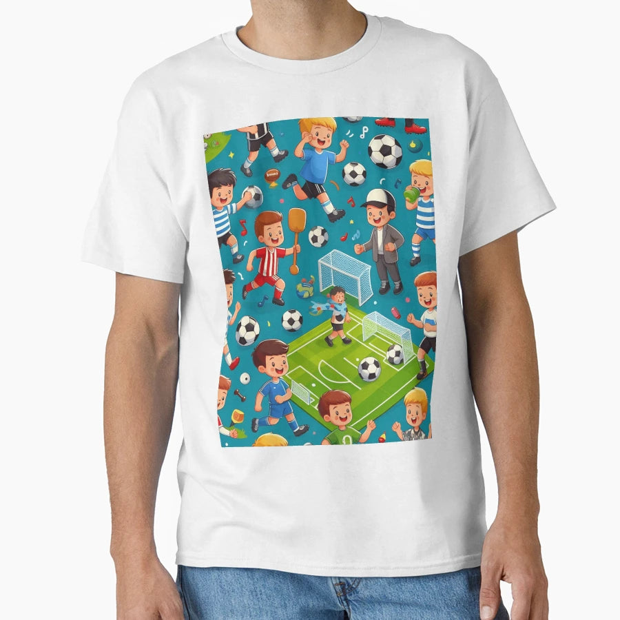 Football T-Shirt - Minimalist Print Unisex - T-Shirt, Sweatshirt, Hoodie