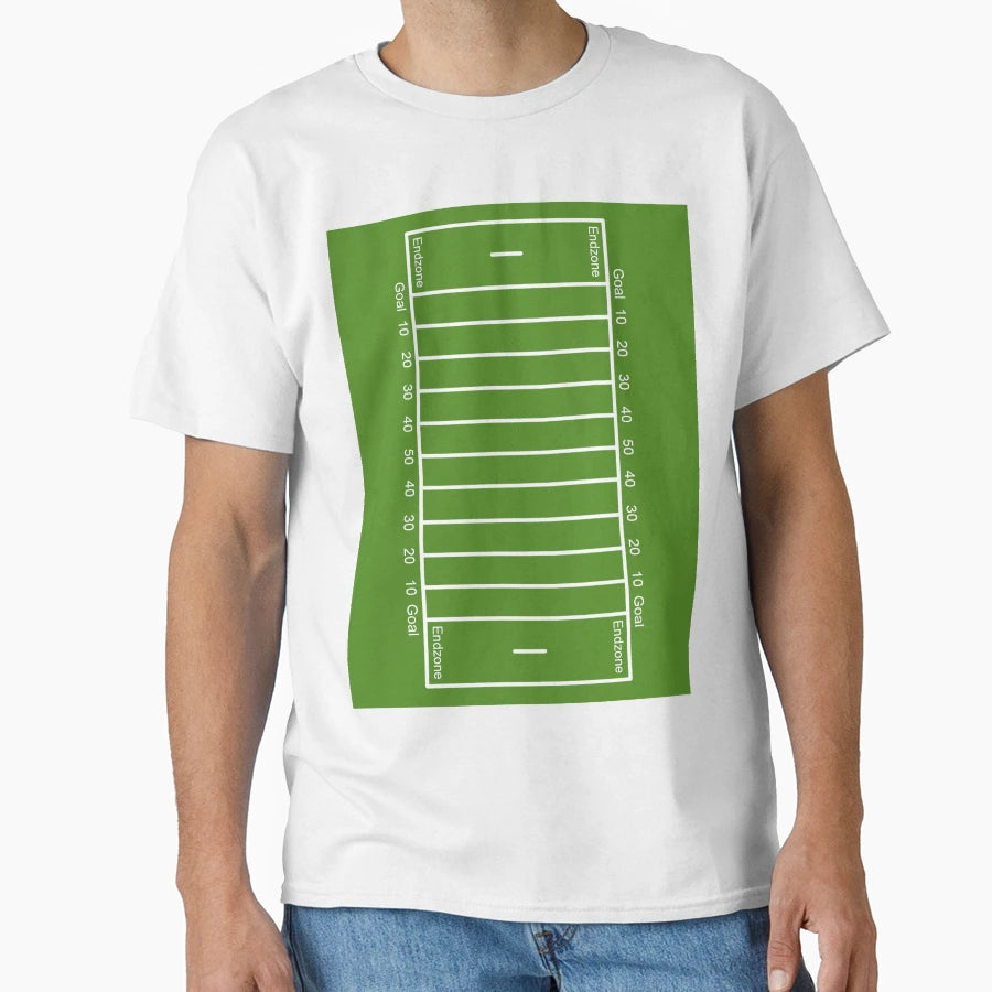 Football Field T-Shirt - Trendy Graphic Men Women - T-Shirt, Sweatshirt, Hoodie
