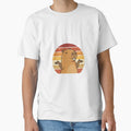 Don't Worry Be Capy Retro Sunset Capybara Design by - Adult & Kids T-Shirts, Sweatshirts & Hoodies apparel design preview 1