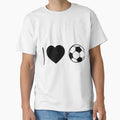 I Love Football T-Shirt - Trendy Graphic Men Women - T-Shirt, Sweatshirt, Hoodie