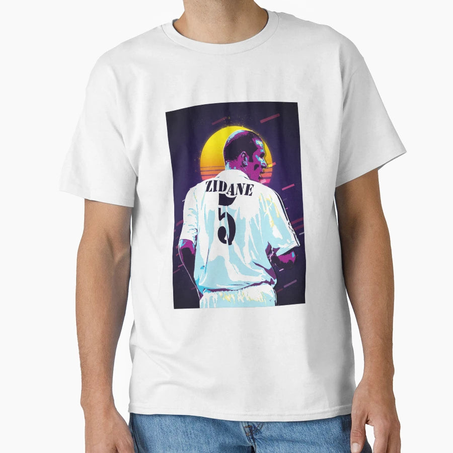 Zidane Player Soccer T-Shirt - Unique Graphic Men Women - T-Shirt, Sweatshirt, Hoodie