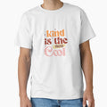 Kind Is The New Cool Positive Message Typography Art - Adult & Kids T-Shirts, Sweatshirts & Hoodies apparel design preview 1