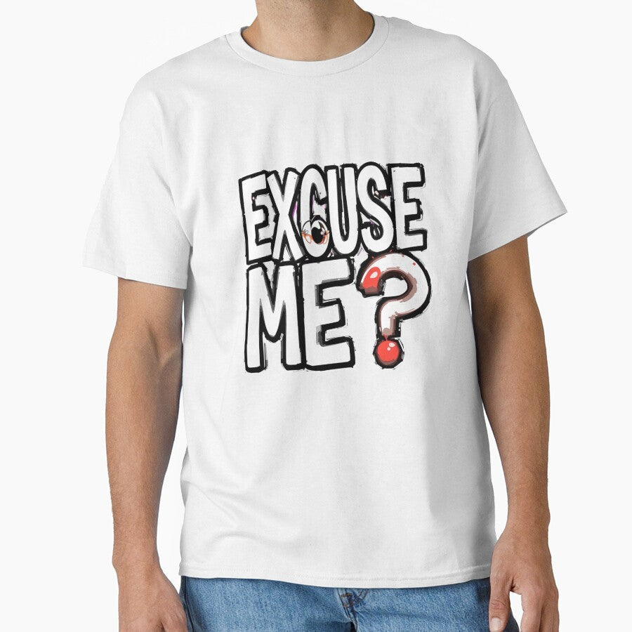 Excuse Me? Bold Comic Statement with Attitude by - Adult & Kids T-Shirts, Sweatshirts & Hoodies apparel design preview 1