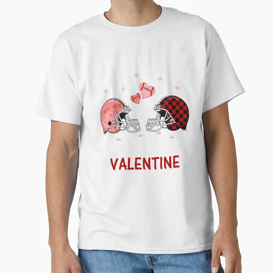 Best American Football Couple T-Shirt - Custom Art Print Men Women - T-Shirt, Sweatshirt, Hoodie