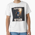 Future Star Young Football Player T-Shirt - Minimalist Print Men Women - T-Shirt, Sweatshirt, Hoodie