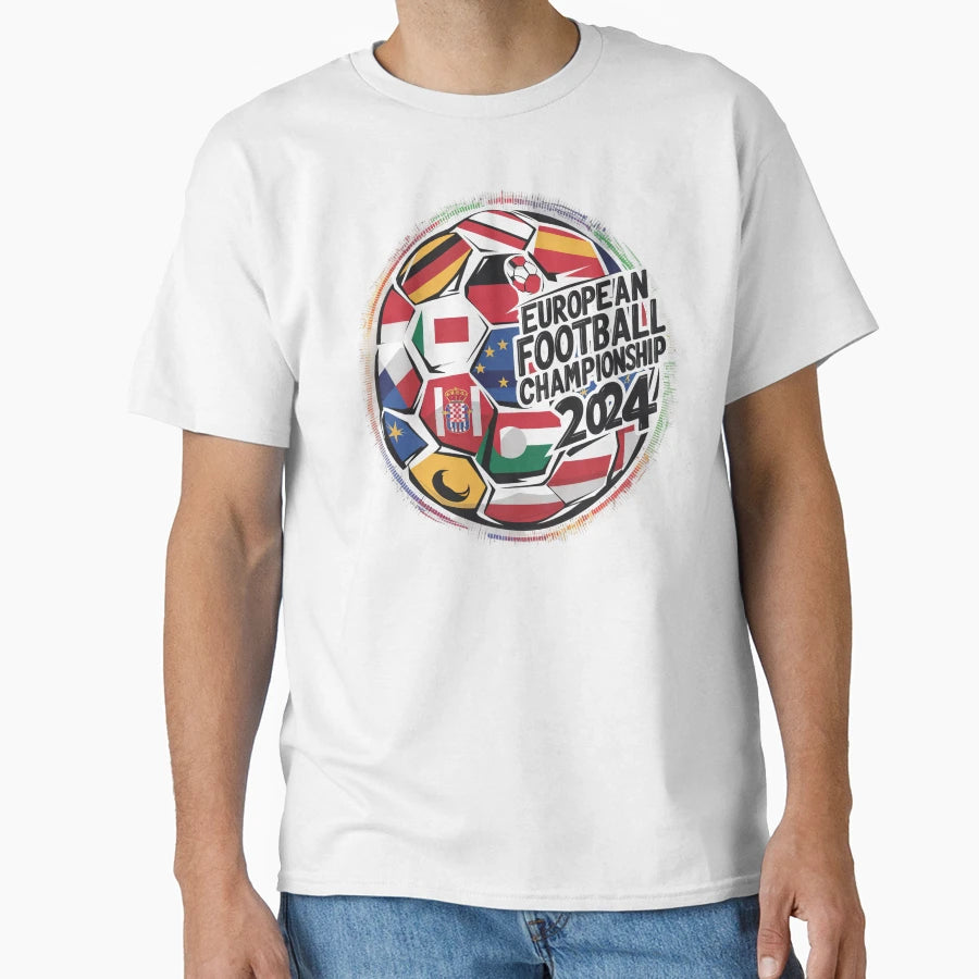 European Football Championship T-Shirt - Fun Novelty Design for Adults - T-Shirt, Sweatshirt, Hoodie