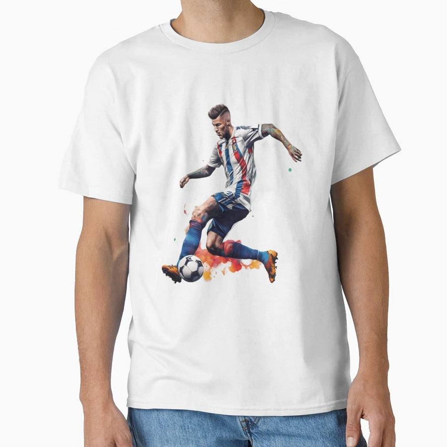 Soccer Football Match T-Shirt - Custom Art Print for Adults - T-Shirt, Sweatshirt, Hoodie