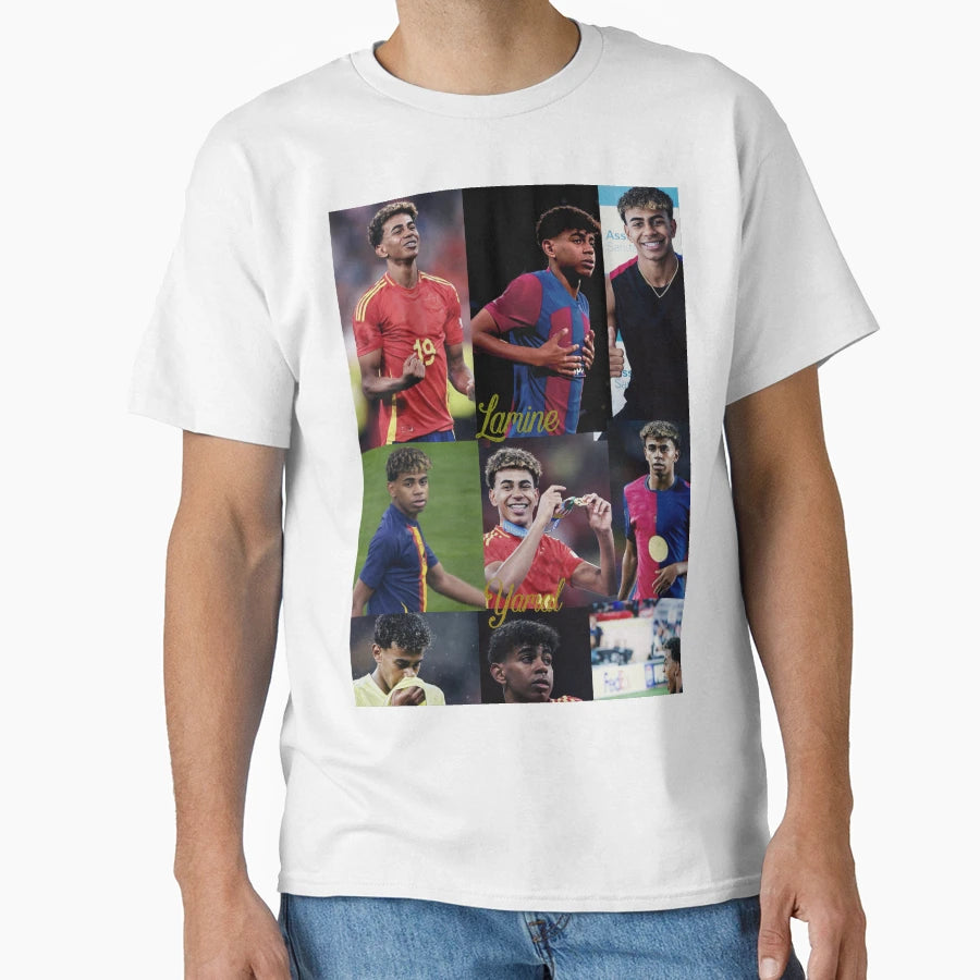 Lamine Yamal T-Shirt - Minimalist Print Men Women - T-Shirt, Sweatshirt, Hoodie