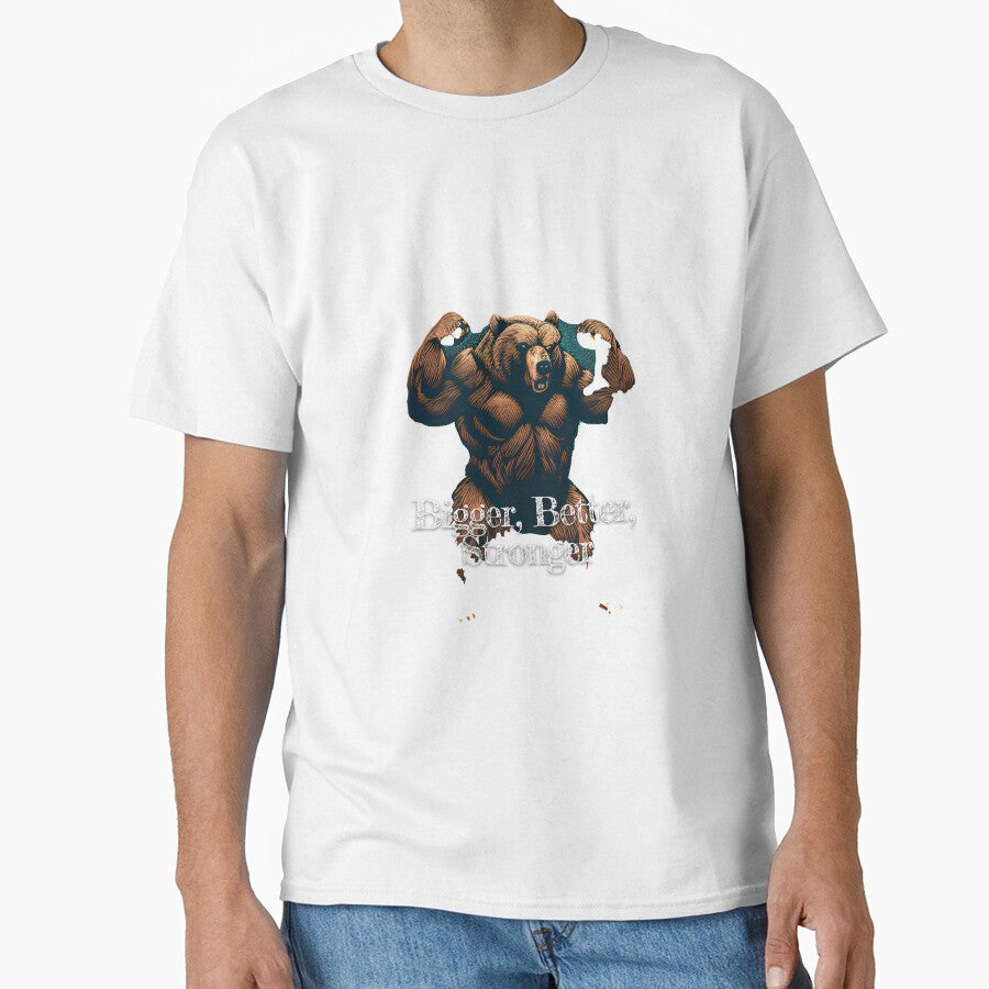 Bigger, Better, StrongerDesignBodybuilding Fitness - Adult & Kids T-Shirts, Sweatshirts & Hoodies apparel design preview 1