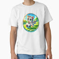Cat Playing Soccer Football T-Shirt - Graphic Print Men Women - T-Shirt, Sweatshirt, Hoodie