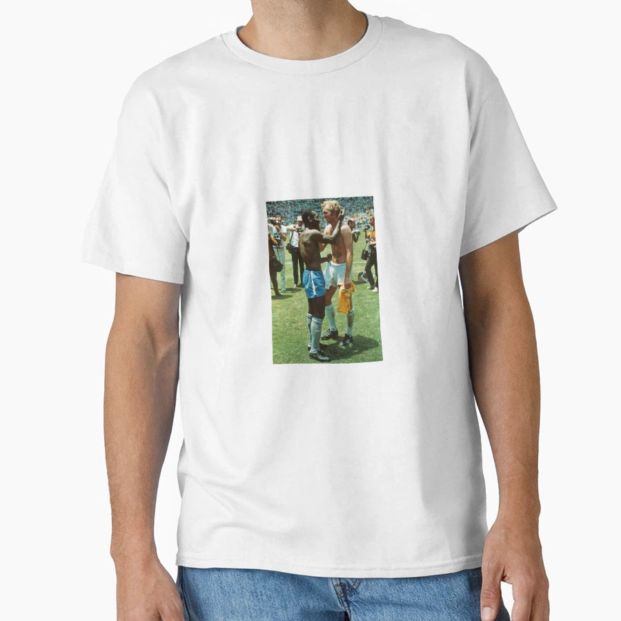 Bobby Moore And Pele T-Shirt - Graphic Print for Adults - T-Shirt, Sweatshirt, Hoodie