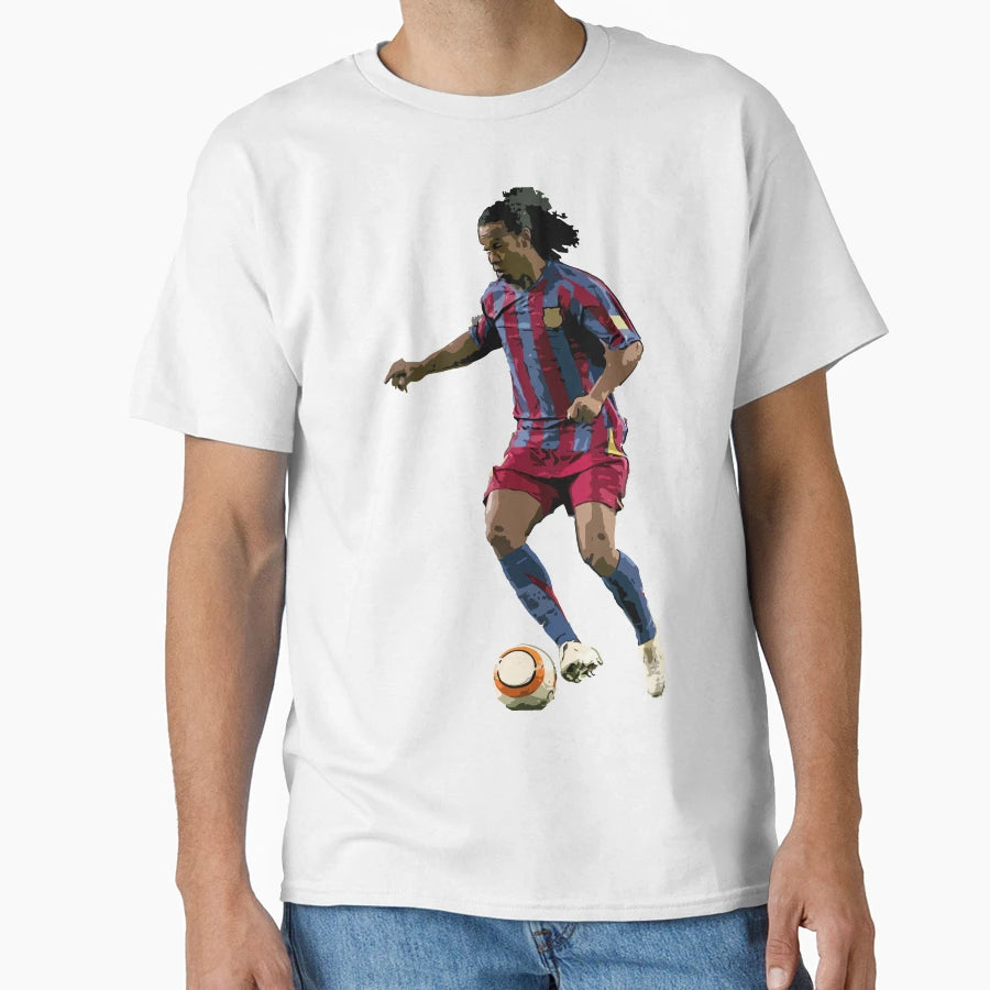 Ronaldinho T-Shirt - Aesthetic Graphic Men Women - T-Shirt, Sweatshirt, Hoodie