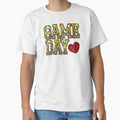 Game Day Fastpitch Softball Leopard Mom T-Shirt - Novelty Apparel Unisex - T-Shirt, Sweatshirt, Hoodie
