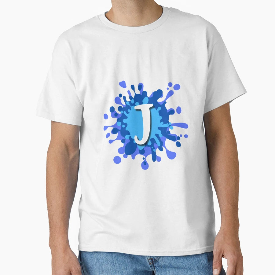 Letter J T-Shirt - Streetwear Style for Adults - T-Shirt, Sweatshirt, Hoodie