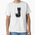 Letter J T-Shirt - Custom Art Print for Adults - T-Shirt, Sweatshirt, Hoodie