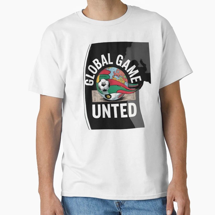 Global Game United T-Shirt - Minimalist Print for Adults - T-Shirt, Sweatshirt, Hoodie