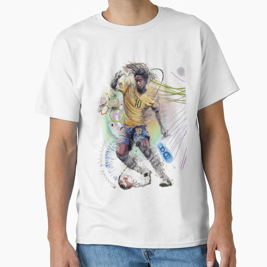 Football Ronaldinho Playmaker T-Shirt - Graphic Print Men Women - T-Shirt, Sweatshirt, Hoodie