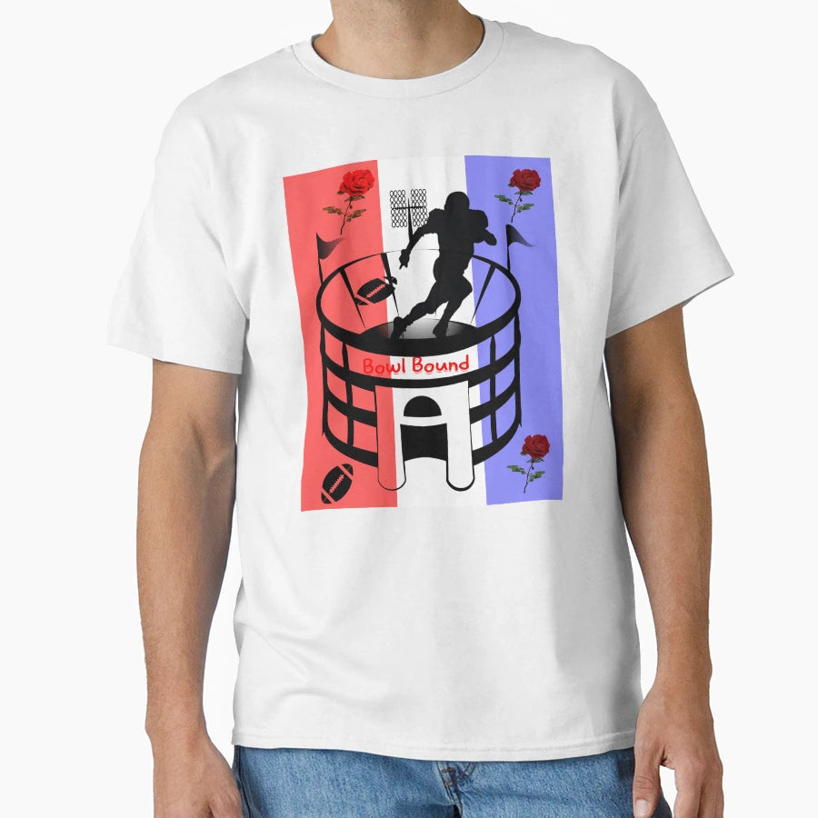 Silhouette Bowl Bound T-Shirt - Graphic Print Men Women - T-Shirt, Sweatshirt, Hoodie