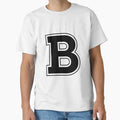 Letter B T-Shirt - Minimalist Print Unisex - T-Shirt, Sweatshirt, Hoodie