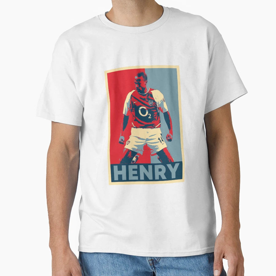 Thierry Henry Hope T-Shirt - Custom Art Print Men Women - T-Shirt, Sweatshirt, Hoodie