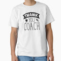 Thank You Coach Soccer Football T-Shirt - Minimalist Print Unisex - T-Shirt, Sweatshirt, Hoodie