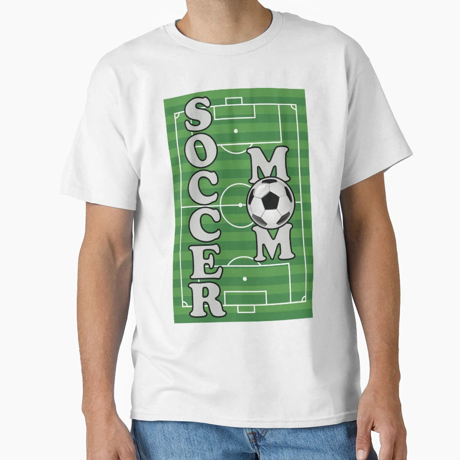 Soccer Mom Vertical Sports T-Shirt - Unique Graphic for Adults - T-Shirt, Sweatshirt, Hoodie