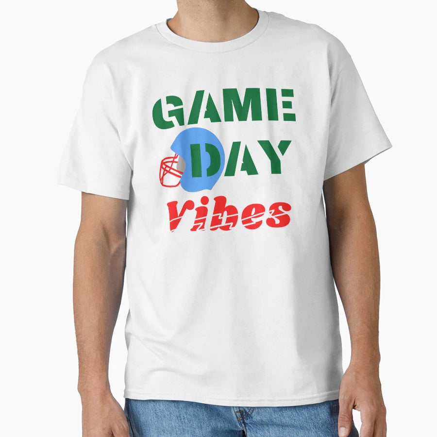 Game Day Vibes Football T-Shirt - Streetwear Style Men Women - T-Shirt, Sweatshirt, Hoodie