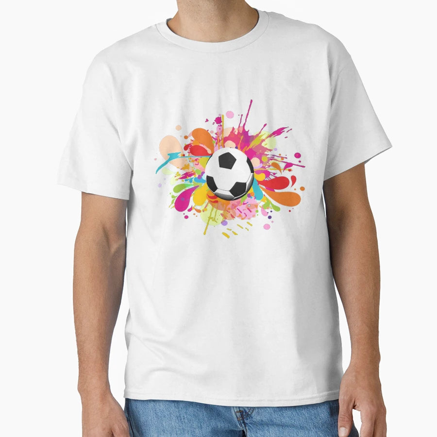 Soccer Splash Soccer T-Shirt - Casual Everyday Wear Men Women - T-Shirt, Sweatshirt, Hoodie