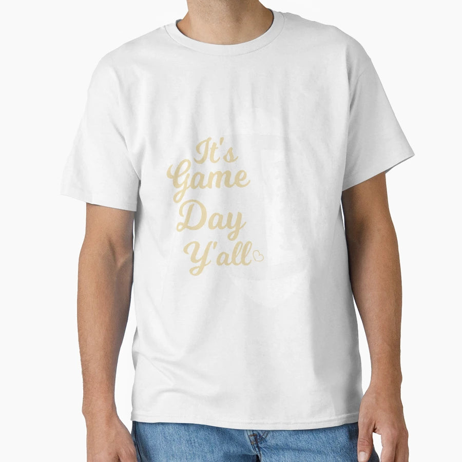 Its Game Day Yall Football Game Day T-Shirt - Minimalist Print Unisex - T-Shirt, Sweatshirt, Hoodie