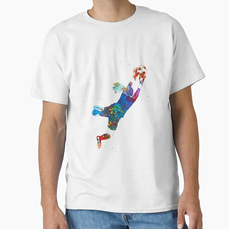 Soccer Player Goalie T-Shirt - Graphic Print for Adults - T-Shirt, Sweatshirt, Hoodie