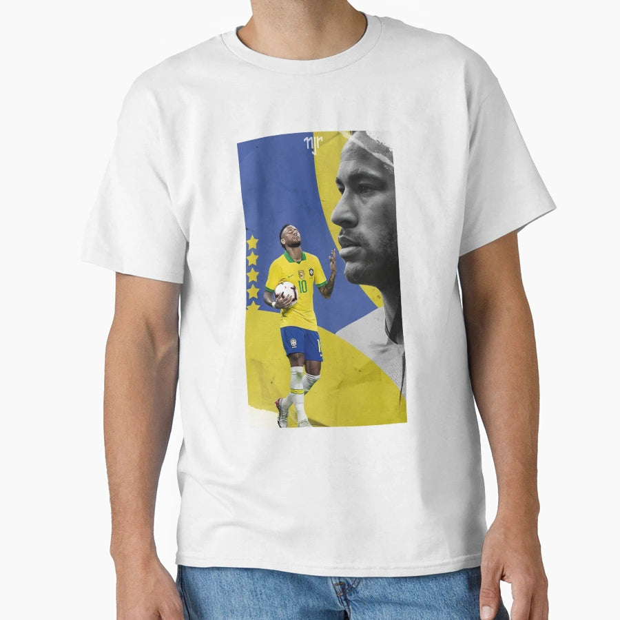 Neymar Jr Emotional Brazil Victory T-Shirt - Fun Novelty Design for Adults - T-Shirt, Sweatshirt, Hoodie
