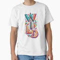 Wild Vibrant Geometric Typography by 89BLACK - Adult & Kids T-Shirts, Sweatshirts & Hoodies apparel design preview 1