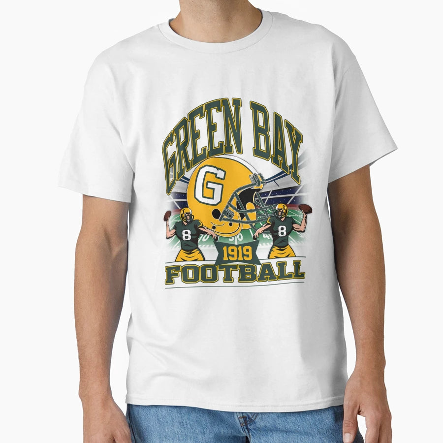 Green Bay Football Gridiron Legacy T-Shirt - Fun Novelty Design for Adults - T-Shirt, Sweatshirt, Hoodie