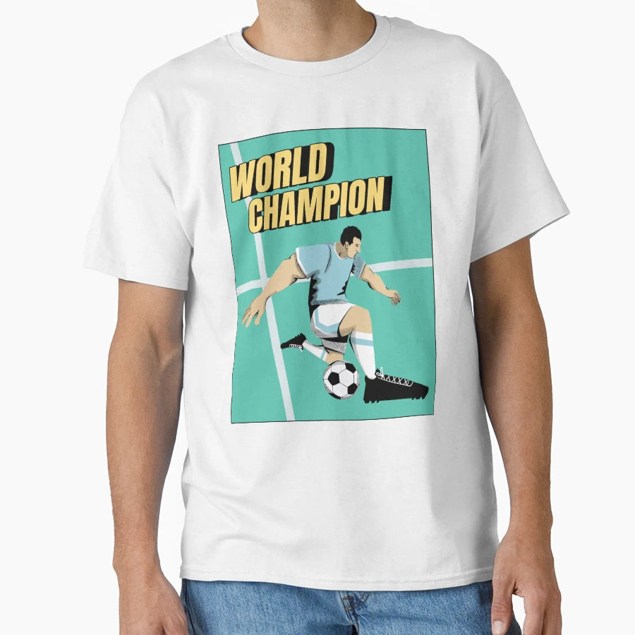 World Champion Soccer T-Shirt - Unique Graphic for Adults - T-Shirt, Sweatshirt, Hoodie